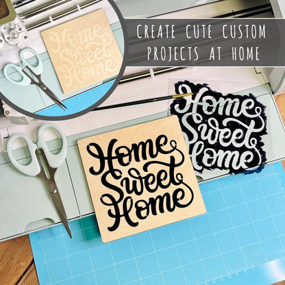 Easy Cut Stencil Sheet Set of 24-12”x12” Acetate Mylar for Cricut Vinyl Cutting - Craft Material