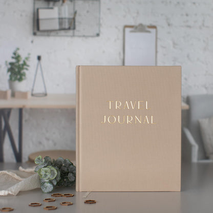 ZICOTO Beautiful Travel Journal For Women - Linen Adventure Diary and Planner To Give As a Gift - The Perfect Journal to Keep All your Travel Memories For Years To Come