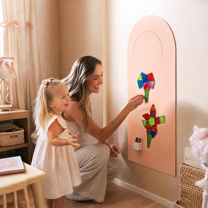 Magnetic Wall Decal Board for Kids - Great Writing Chalk Board Set