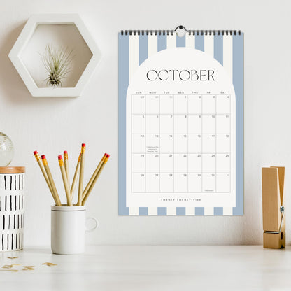 Aesthetic 2025-2026 Wall Calendar - Runs from May 2025 Until December 2026 - The Perfect Modern Calendar Planner for Easy Organizing