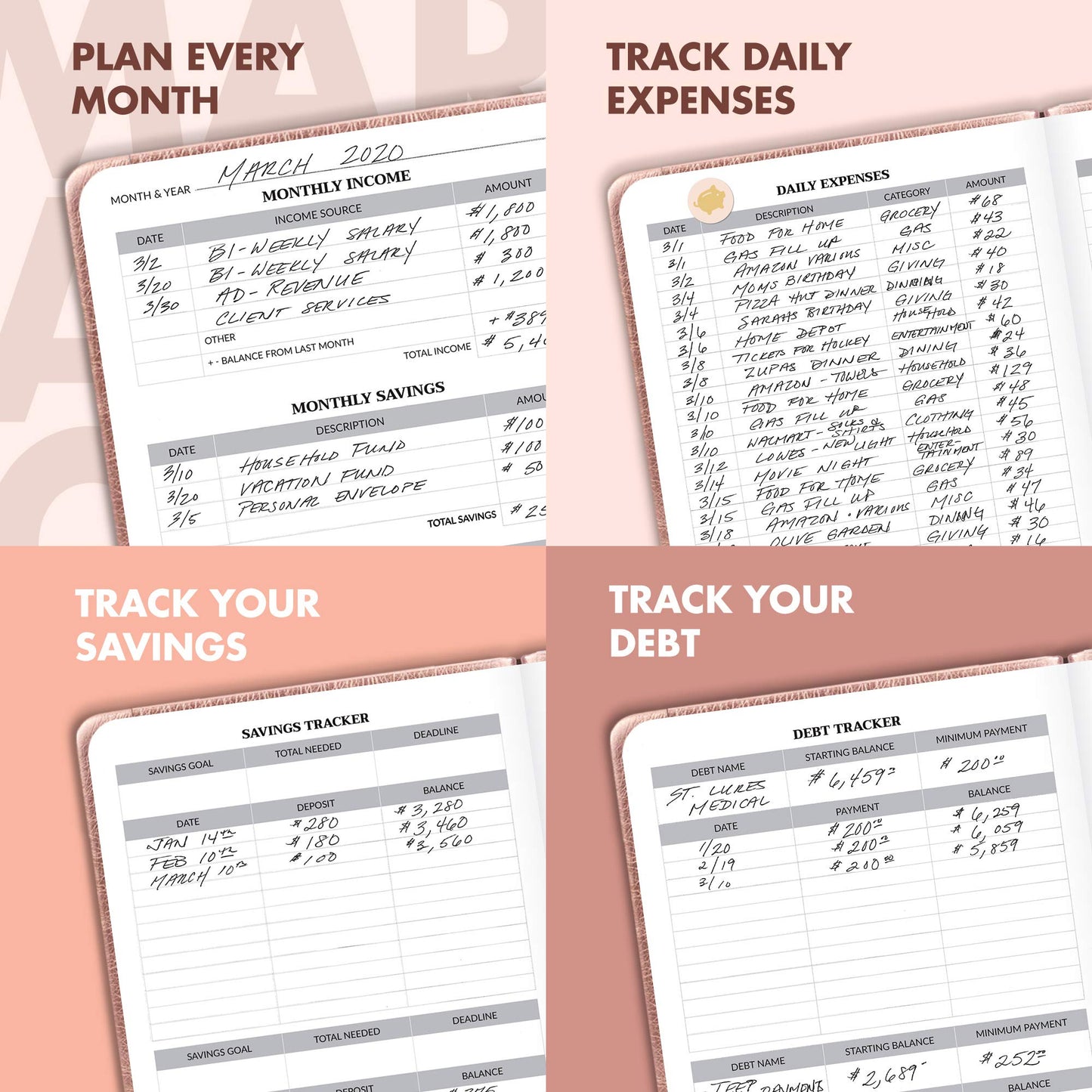 Simplified Monthly Budget Planner - Easy Use 12 Month Financial Organizer with Expense Tracker Notebook - The 2021-2022 Monthly Money Budgeting Book That Manages Your Finances Effectively