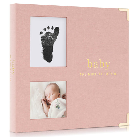 Keepsake Baby Memory Book for Boys and Girls - Timeless First 5 Year Baby Book With Photoslots - Cute Journal Scrapbook or Photo Album - Record a Milestone for Every Event from Birth to Age 5