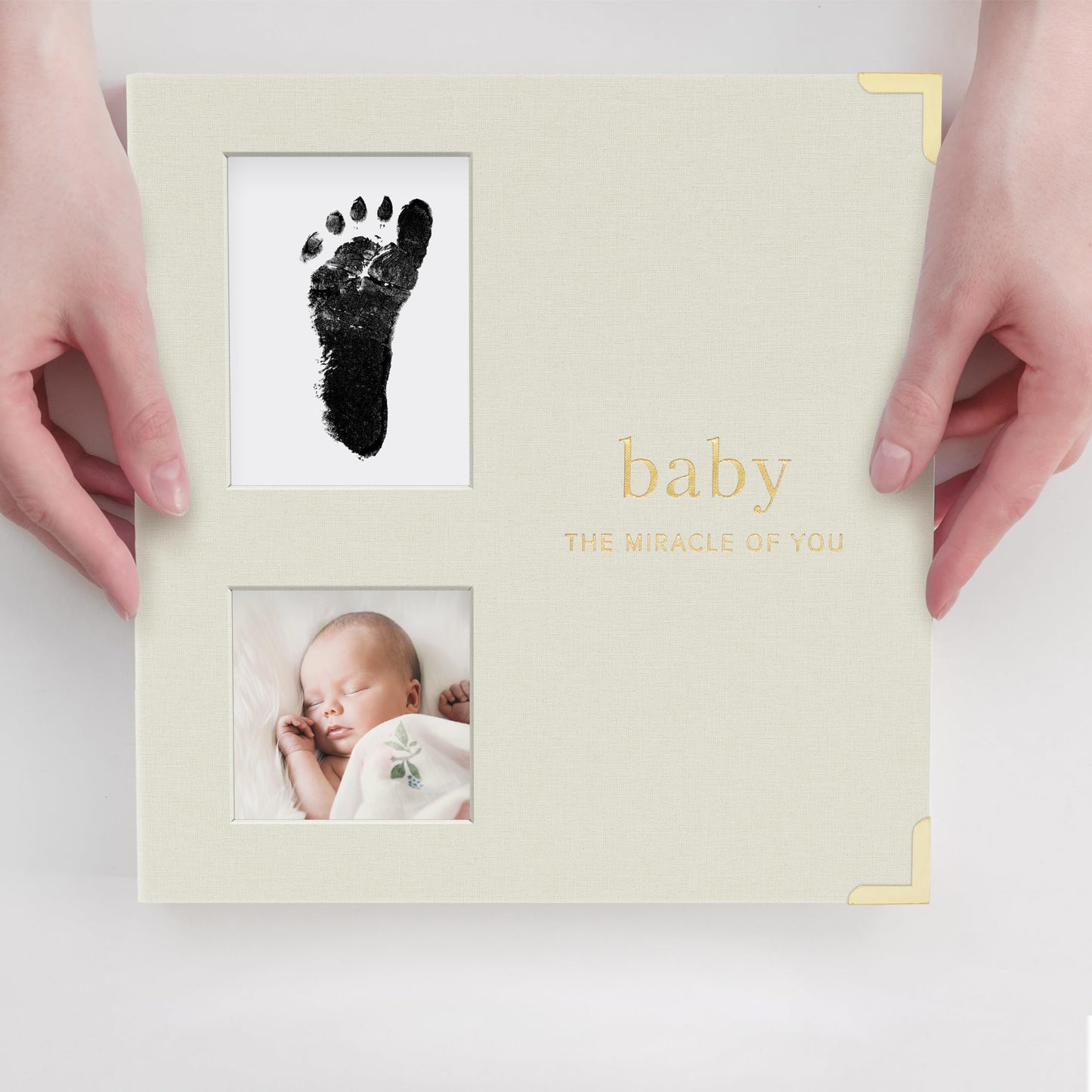 Keepsake Baby Memory Book for Boys and Girls - Timeless First 5 Year Baby Book With Photoslots - Cute Journal Scrapbook or Photo Album - Record a Milestone for Every Event from Birth to Age 5
