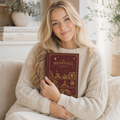 Beautiful Reading Journal for Book Lovers - Sturdy Hard Cover Tracker