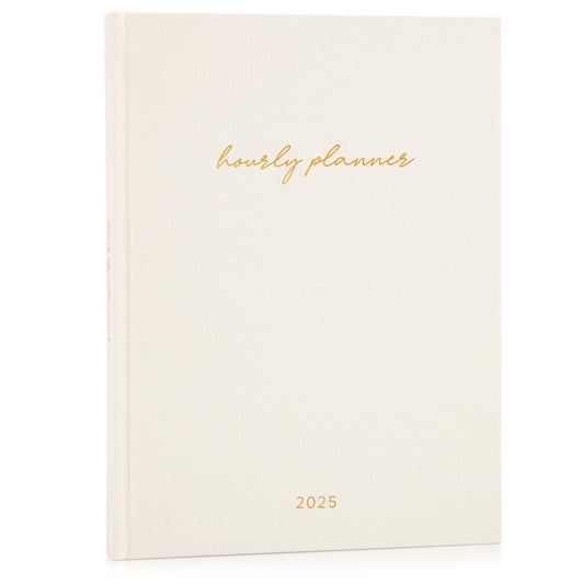 Beautiful 2025 Appointment Book Planner - Sturdy Linen Daily Planner & Weekly Calendar with Half Hourly Schedule Easily Keeps Track Of All Your Appointments - The Perfect Day by Day Organizer