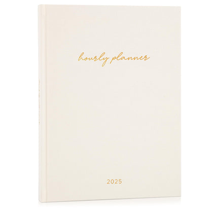 Beautiful 2025 Appointment Book Planner - Sturdy Linen Daily Planner & Weekly Calendar with Half Hourly Schedule Easily Keeps Track Of All Your Appointments - The Perfect Day by Day Organizer