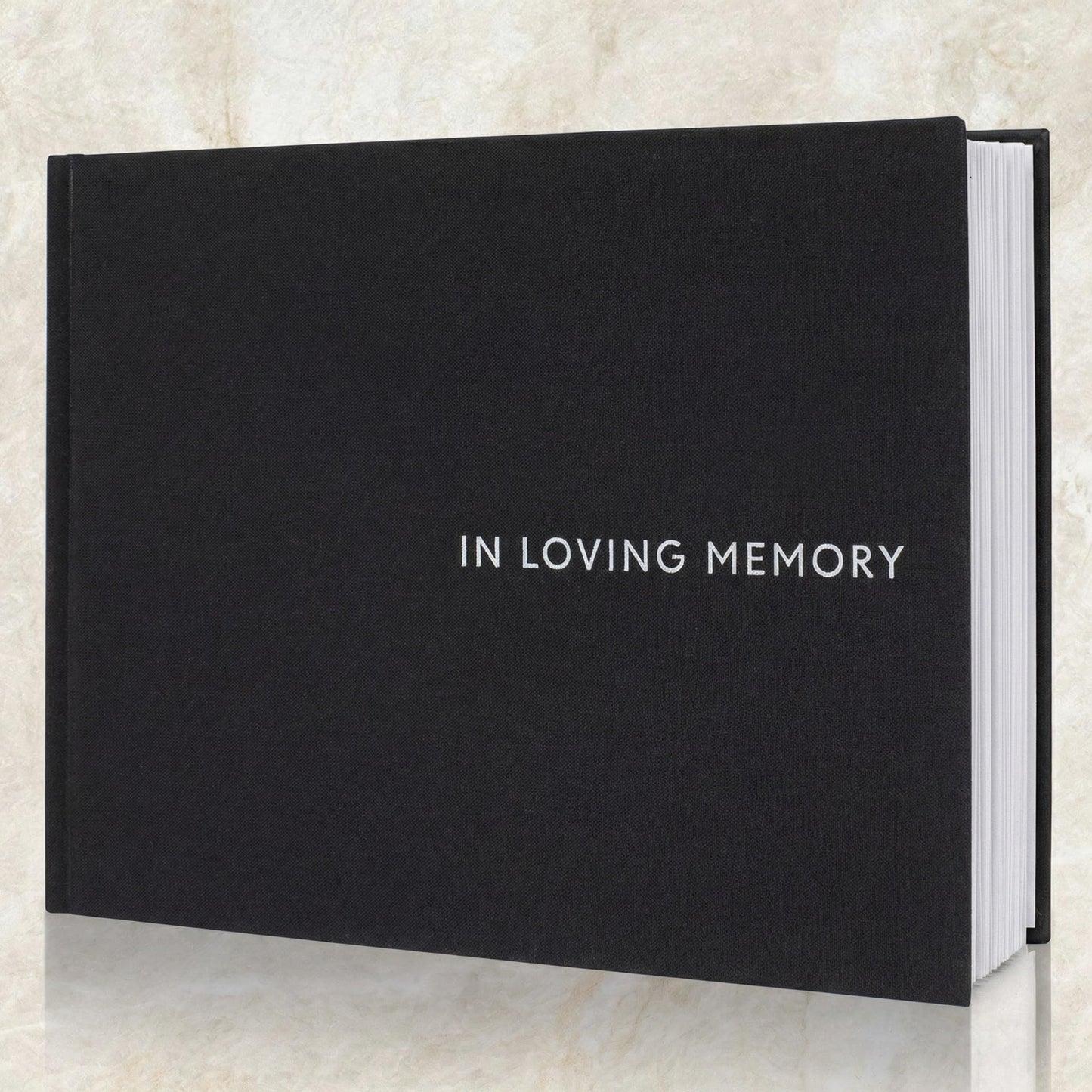 ZICOTO Beautiful Funeral Guestbook to Sign in - The Perfect Funeral Guest Book for Memorial Service