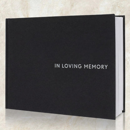ZICOTO Beautiful Funeral Guestbook to Sign in - The Perfect Funeral Guest Book for Memorial Service