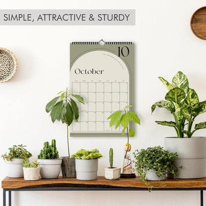 Aesthetic 2024-2025 Wall Calendar - Runs from January 2024 Until July 2025 - The Perfect Wall Hanging Calendar Planner for Easy Organizing