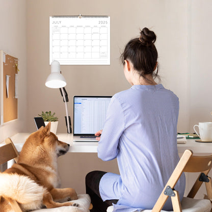 Beautiful 2025-2026 Wall Calendar - Runs from July 2025 until December 2026 - Large 14.5" x 11.5" Office Wall Calendar for Easy Organizing