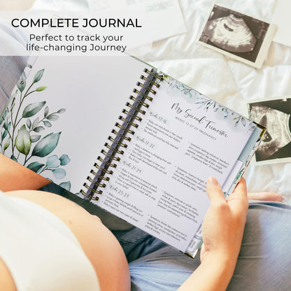Pregnancy Journal and Memory Book with Stickers and Keepsake Pocket - Lovely Must Have Gift for First Time Moms to Be - The Perfect Planner to Track Your Little Ones Life-Changing Journey