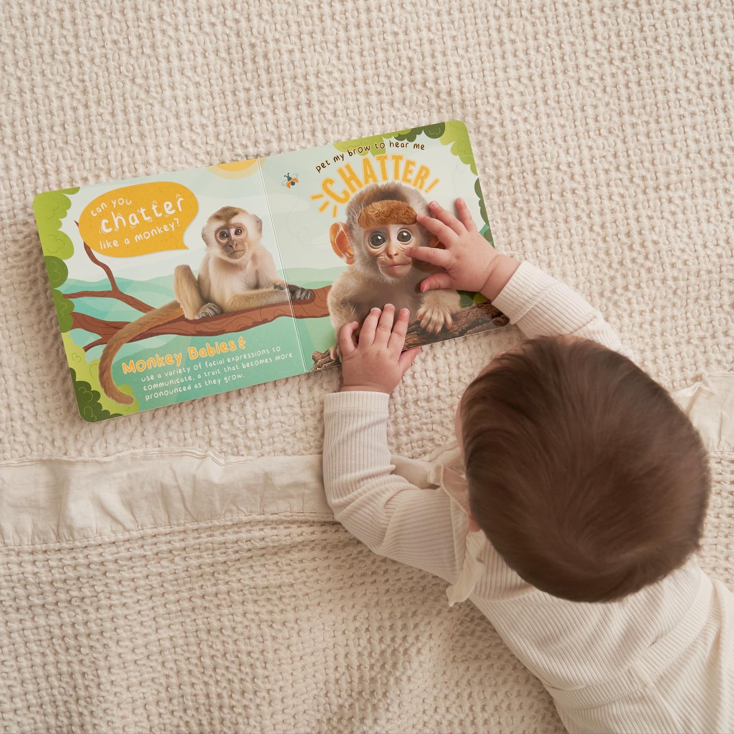 Fun Touch and Feel Sound Book for Babies and Toddlers - Interactive Sensory Book with Animal Noises for 1-3 Year Olds - The Perfect Sound Book Toy for Baby Showers & Newborn/Infant Gift 12-18 Months