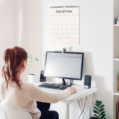 Beautiful 2026 Wall Calendar - Runs from January 2026 until July 2027 - Large 14.5" x 11.5" Office Wall Calendar for Easy Organizing