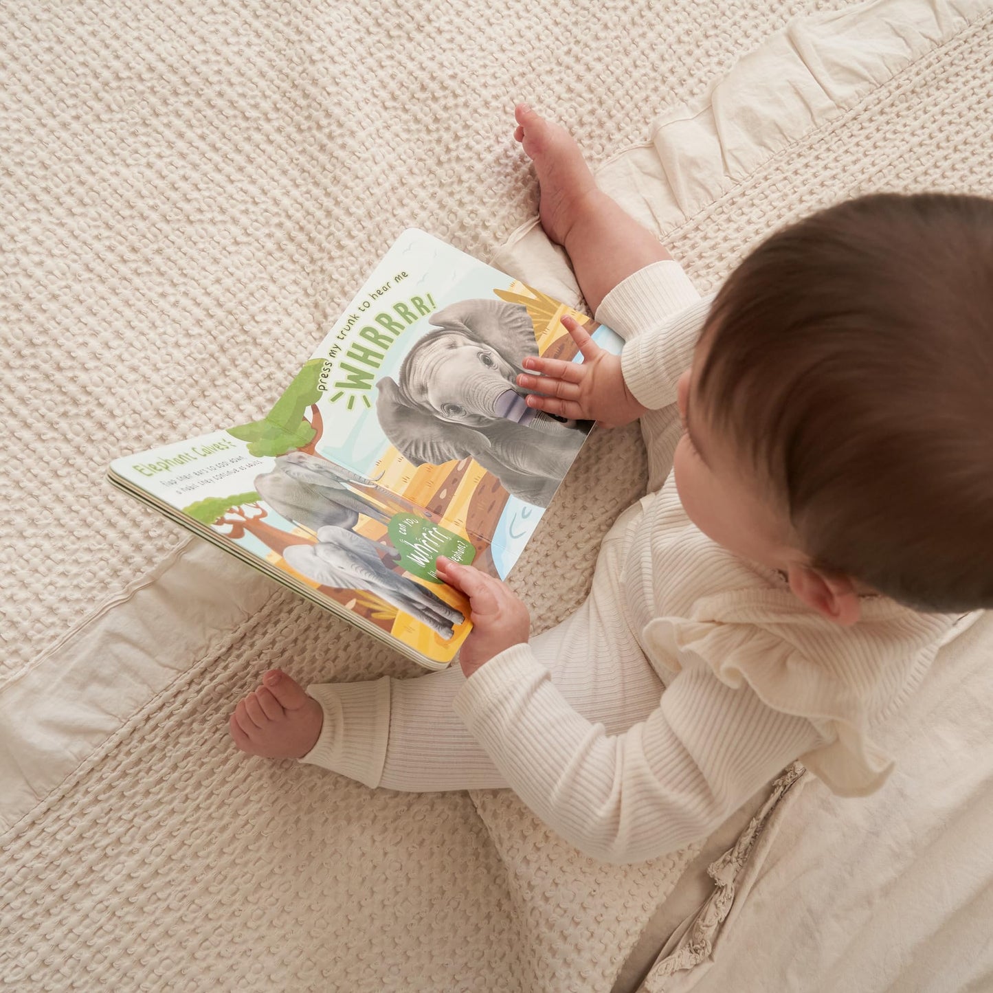 Fun Touch and Feel Sound Book for Babies and Toddlers - Interactive Sensory Book with Animal Noises for 1-3 Year Olds - The Perfect Sound Book Toy for Baby Showers & Newborn/Infant Gift 12-18 Months