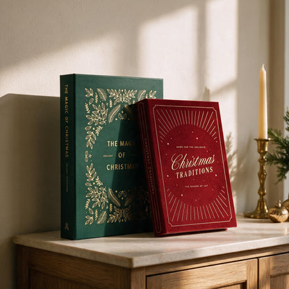 ZICOTO Beautiful Christmas Decorative Books for Your Coffee Table or Shelf