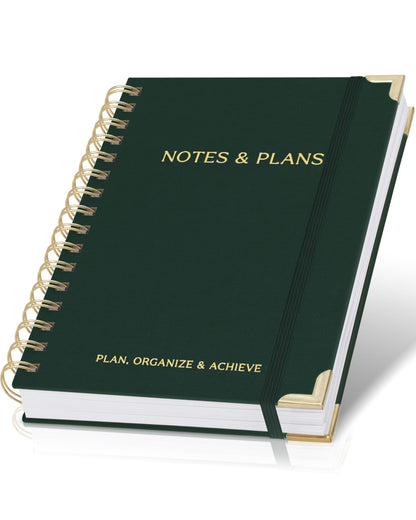 Aesthetic Daily Planner And Notebook With Hourly Schedule - Aesthetic Spiral To do List Notepad For Work/Home to Organize Tasks And Appointments - Stylish School/Office Supplies Book For Women