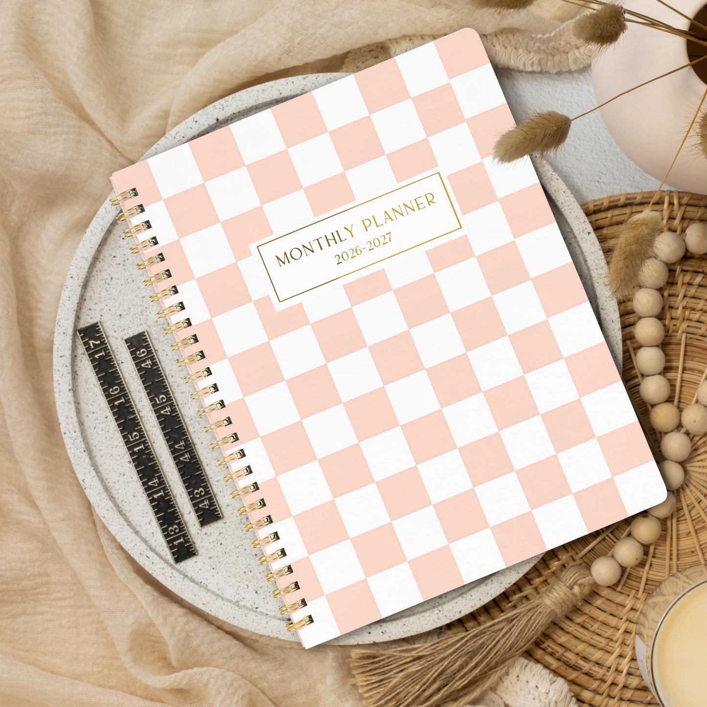 Beautiful 2026-2027 Monthly Planner - To Do List Notebook That Easily Organizes Your Tasks to Boost Productivity - Runs From July 2026 Until December 2027