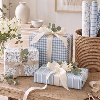 ZICOTO Beautiful Gift Wrapping Paper Rolls for All Occasions - Set of 3