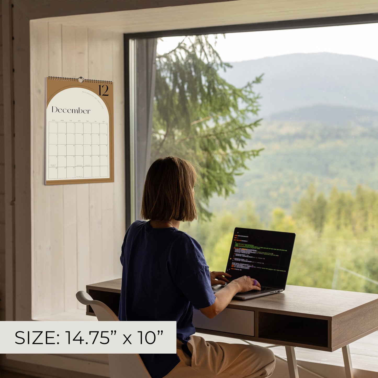 Aesthetic 2025-2026 Wall Calendar - Runs Until July 2026 - The Perfect Wall Hanging Calendar Planner for Easy Organizing