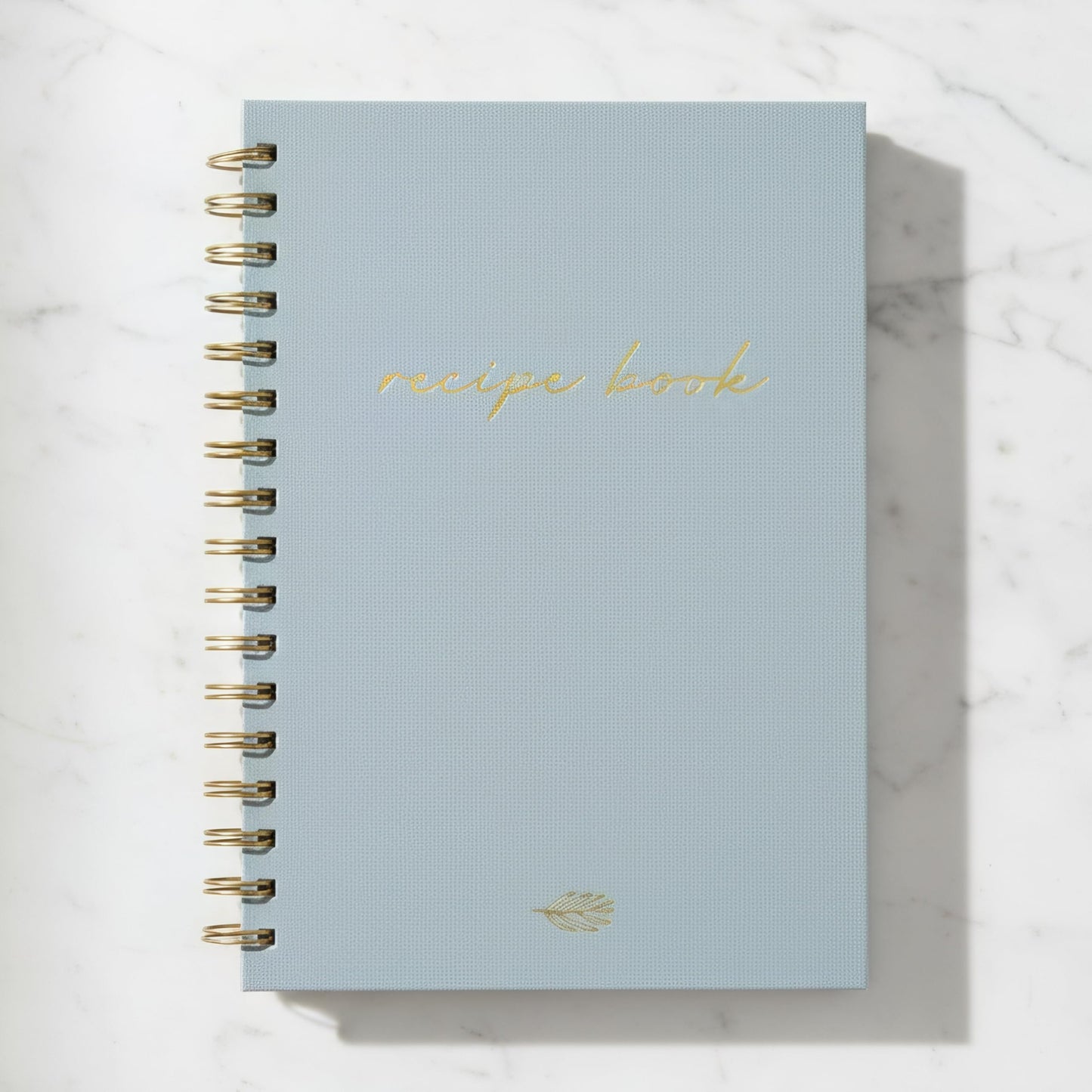 ZICOTO Aesthetic Blank Recipe Book with Linen Cover - The Perfect Recipe Notebook to Write in Your Own Recipes - Beautiful Blank Cookbook to Organize Your Recipes