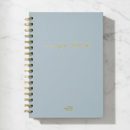 ZICOTO Aesthetic Blank Recipe Book with Linen Cover - The Perfect Recipe Notebook to Write in Your Own Recipes - Beautiful Blank Cookbook to Organize Your Recipes