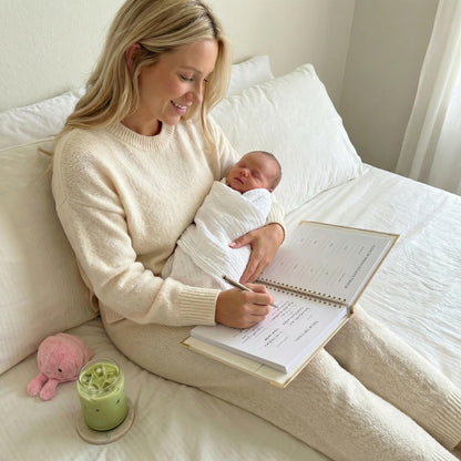 Keepsake Baby Memory Book for Boys and Girls – Timeless First 5 Year Baby Book – Neutral Journal Scrapbook or Photo Album - Record a Milestone for Every Event from Birth to Age 5