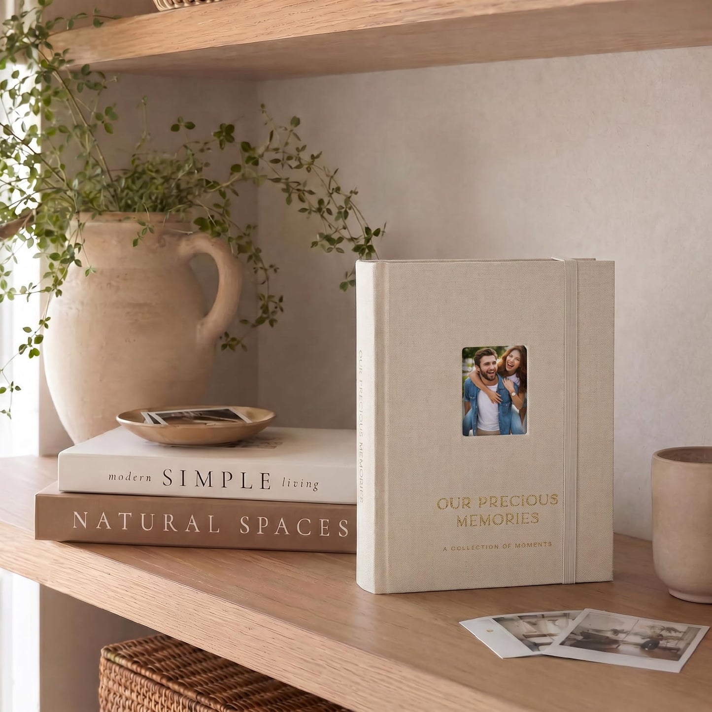 Beautiful Photo Album for 2x3 in Polaroid Photos - Safely Holds Your 180 Pictures Of Unique Memories - The Perfect Photo Book To Store Pictures