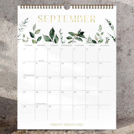 Aesthetic 2025-2026 Wall Calendar - Runs from June 2025 Until December 2026 - The Perfect Large Modern Calendar Planner for Easy Organizing