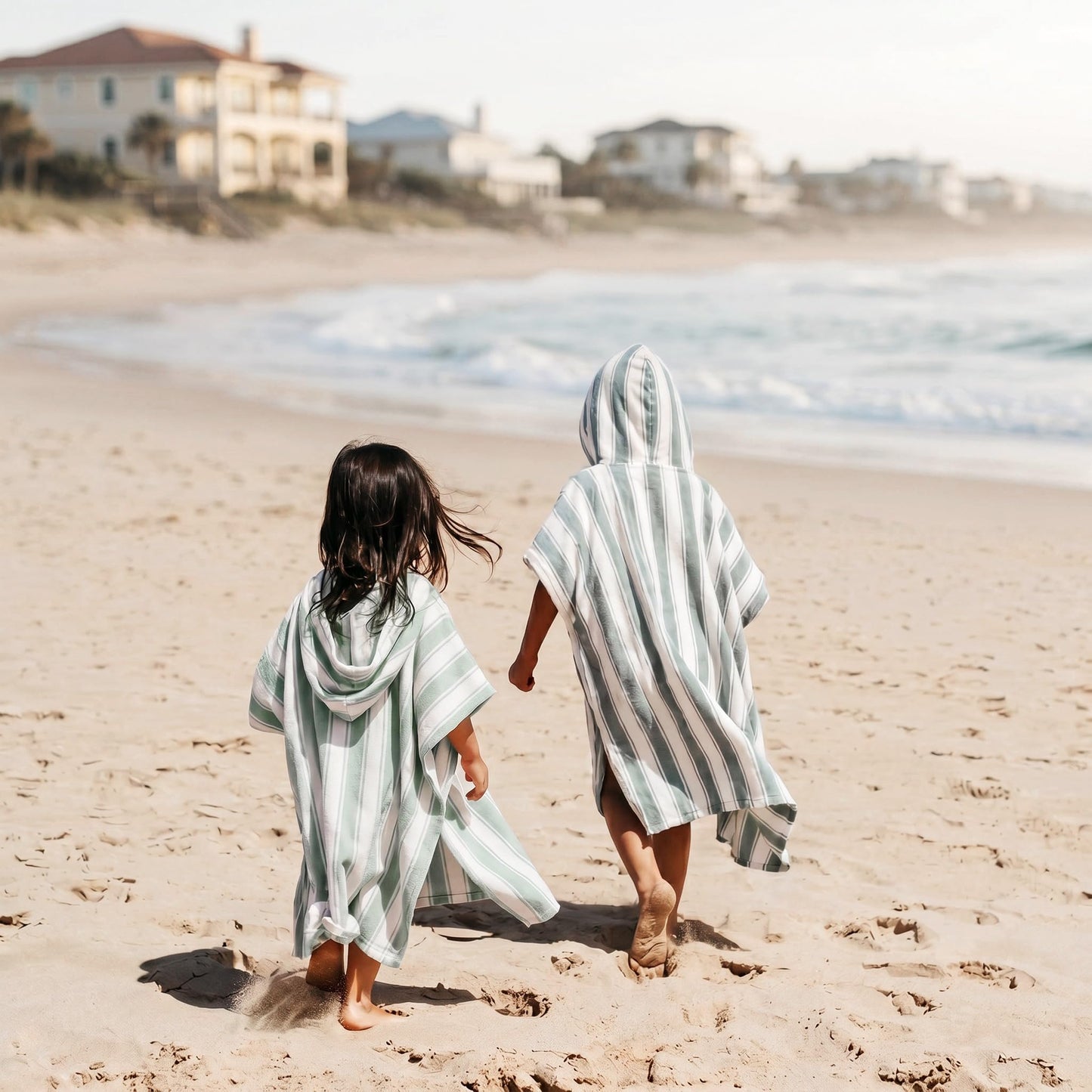ZICOTO Stylish Hooded Beach Towel for Kids - Extra Soft and Fast Drying Poncho for Toddlers 0-3 Years is Made of Premium Cotton - Perfect Baby Cover Up for Beach Days or Pool and Bath Time Adventures