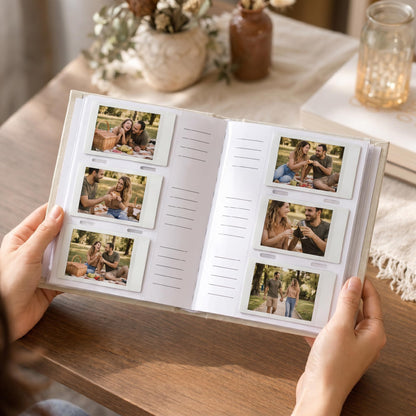 Beautiful Photo Album for 2x3 in Polaroid Photos - Safely Holds Your 180 Pictures Of Unique Memories - The Perfect Photo Book To Store Pictures