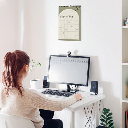 Aesthetic 2025 Wall Calendar - Runs from June 2024 Until December 2025 - The Perfect 2024-2025 Wall Hanging Calendar Planner for Easy Organizing