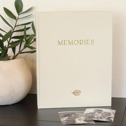 Beautiful Linen Photo Album For 4x6 Photos - Safely Holds Up To 256 Pictures of Unique Memories - The Perfect Large Photo Book To Store All Pictures of Treasured Family, Baby or Wedding Moments