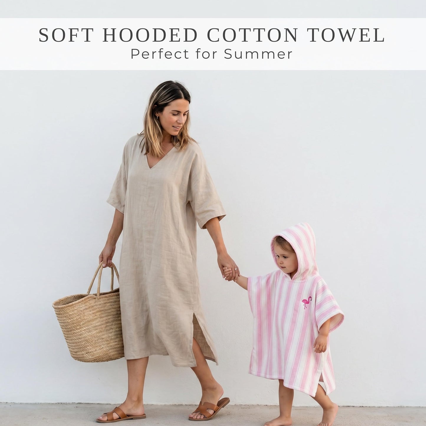 ZICOTO Stylish Hooded Beach Towel for Kids - Extra Soft and Fast Drying Poncho for Toddlers 0-3 Years is Made of Premium Cotton - Perfect Baby Cover Up for Beach Days or Pool and Bath Time Adventures