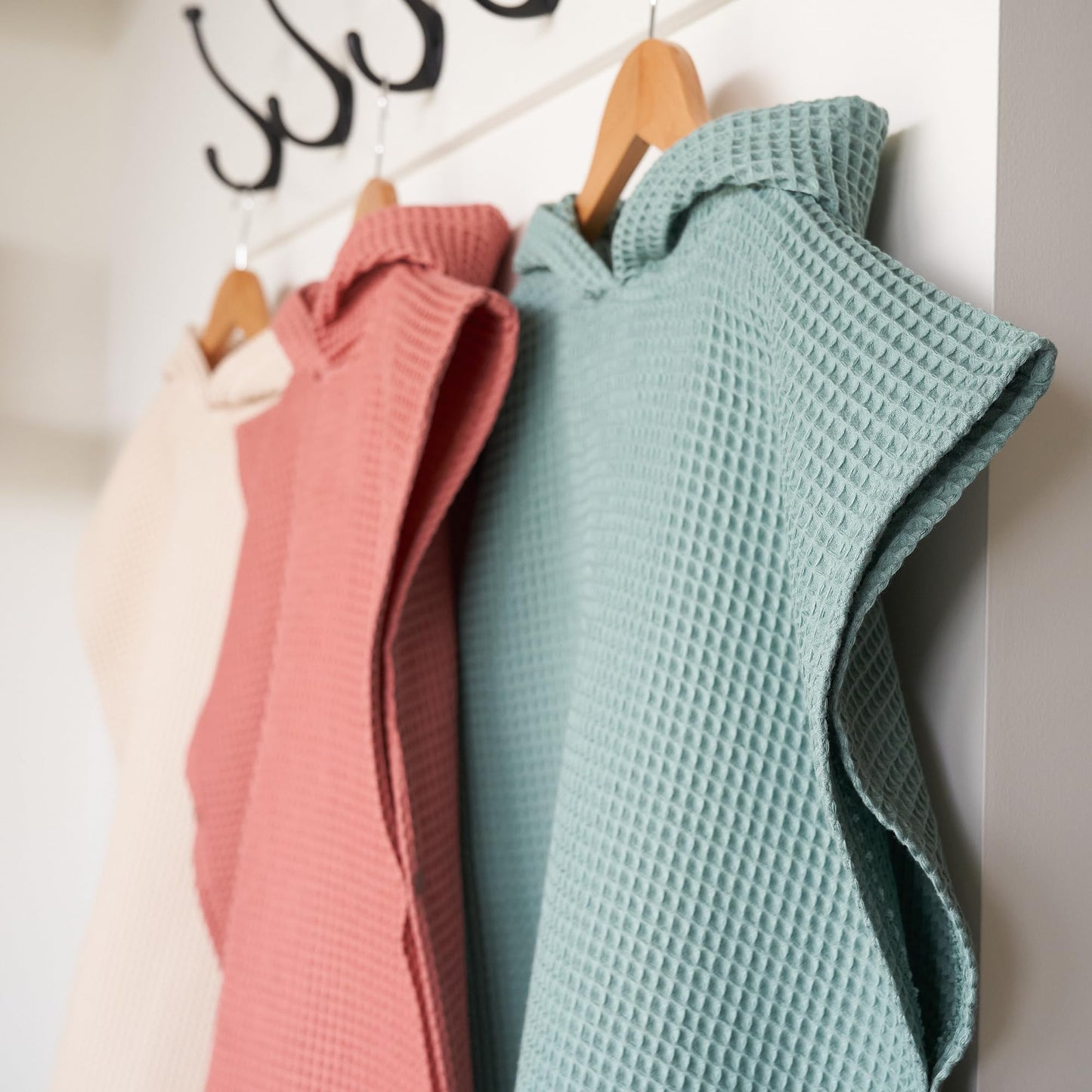 ZICOTO Soft Hooded Beach Towel for Kids - Cute Towel for Babies and Toddler Made of Waffle Cotton - Perfect Lightweight and Absorbent for Bath, Beach, Pool