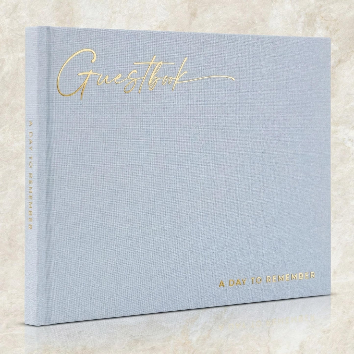 ZICOTO Beautiful Wedding Guest Book for Your Wedding Reception - Simply Elegant Guestbook to Sign in - The Perfect Baby Shower Guest Book and Addition to Your Big Day