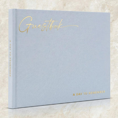ZICOTO Beautiful Wedding Guest Book for Your Wedding Reception - Simply Elegant Guestbook to Sign in - The Perfect Baby Shower Guest Book and Addition to Your Big Day