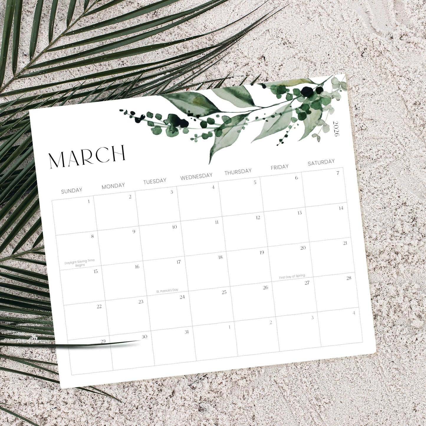 Beautiful 2025-2026 Magnetic Fridge Calendar - Runs From July 2025 Until December 2026 - The Perfect Monthly Refrigerator Calendar for Easy Organizing