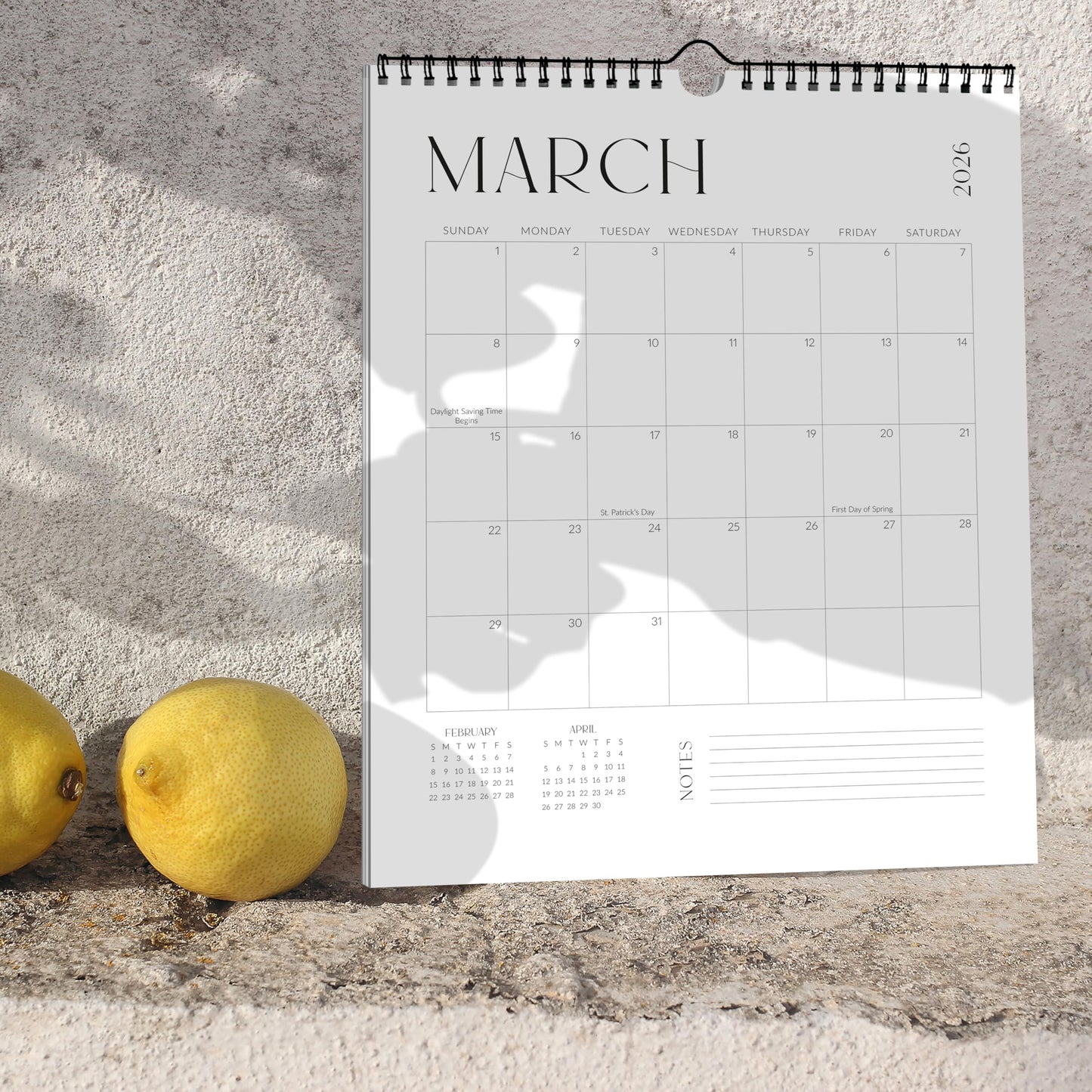 Beautiful 2025-2026 Wall Calendar - Runs from June 2025 until December 2026 - Large 14.5"x11.5" Office Wall Calendar for Easy Organizing