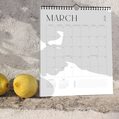 Beautiful 2025-2026 Wall Calendar - Runs from June 2025 until December 2026 - Large 14.5"x11.5" Office Wall Calendar for Easy Organizing