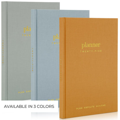 Perfect 2025 Daily Planner - 7" x 10" Planner for Women or Men with Weekly & Monthly Spreads for Easy Planning - Beautiful Calendar Book to Organize Tasks and Boost Productivity