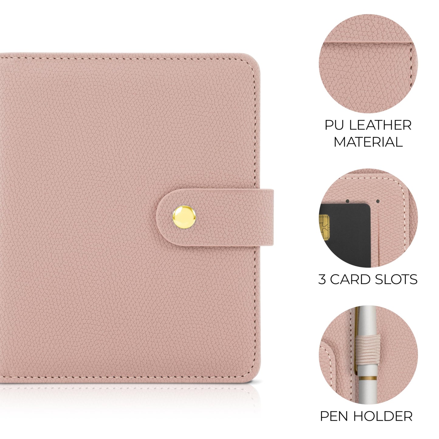 Beautiful Passport Holder for Travel - Cute Cover with Pen Holder to Keep Your Travel Documents Organized & Safe - Quality Passport Wallet for Women & Men and Great for Gifting