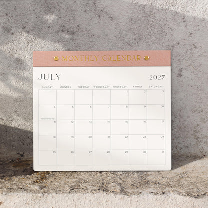 Beautiful 2026-2027 Magnetic Fridge Calendar - Runs From June 2026 Until December 2027 - The Perfect Monthly Refrigerator Calendar for Easy Organizing