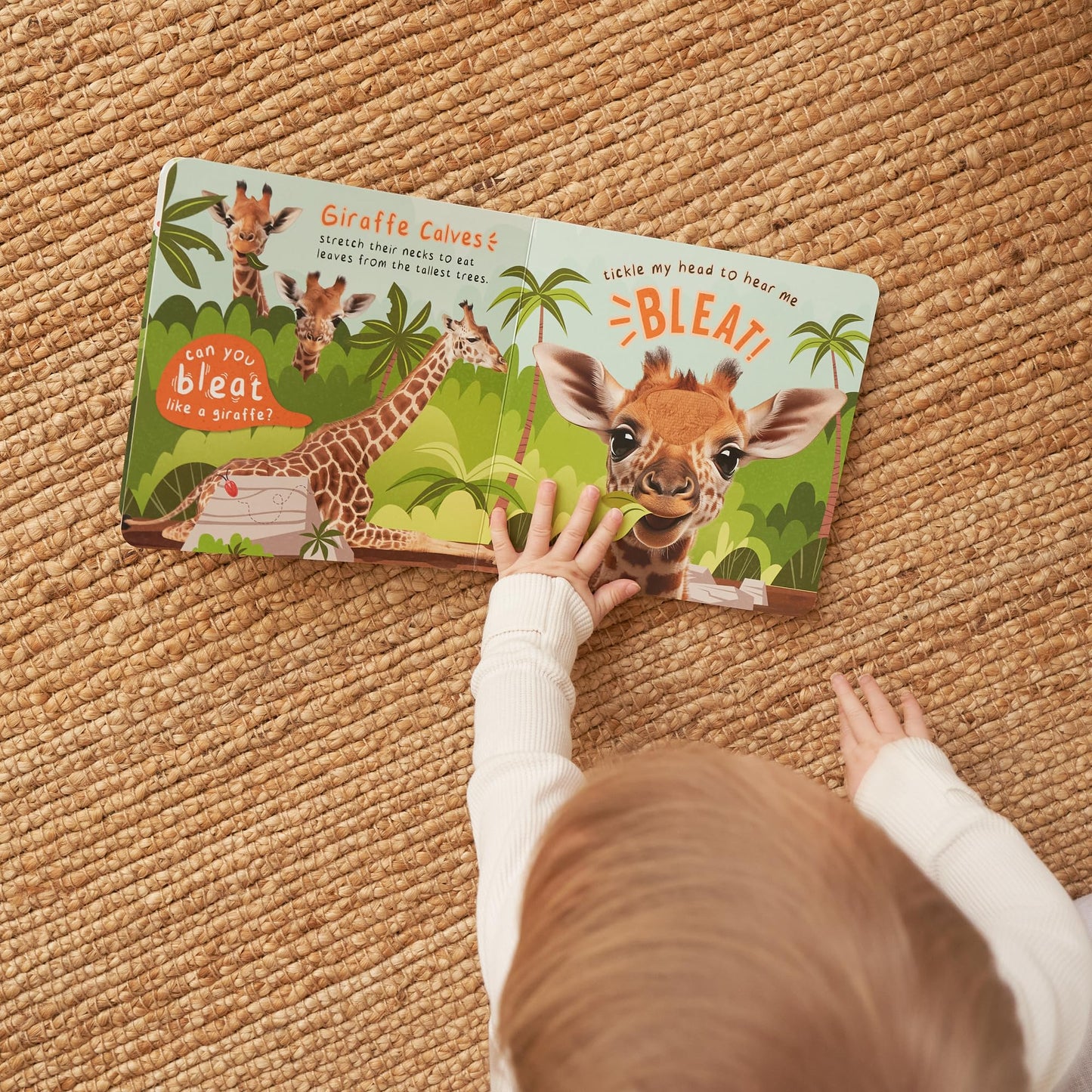 Fun Touch and Feel Sound Book for Babies and Toddlers - Interactive Sensory Book with Animal Noises for 1-3 Year Olds - The Perfect Sound Book Toy for Baby Showers & Newborn/Infant Gift 12-18 Months