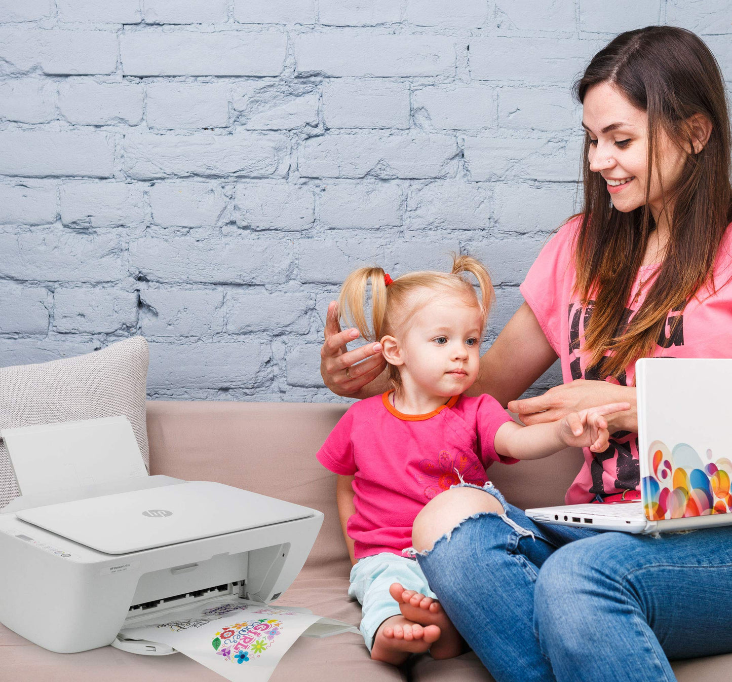 ZICOTO Premium Printable Vinyl Sticker Paper - Glossy White 8.5 x 11 inch Sheets for Your Inkjet Or Laser Printer - 15 Waterproof Decal Paper Sheets Dry Quickly and Hold Ink Beautifully