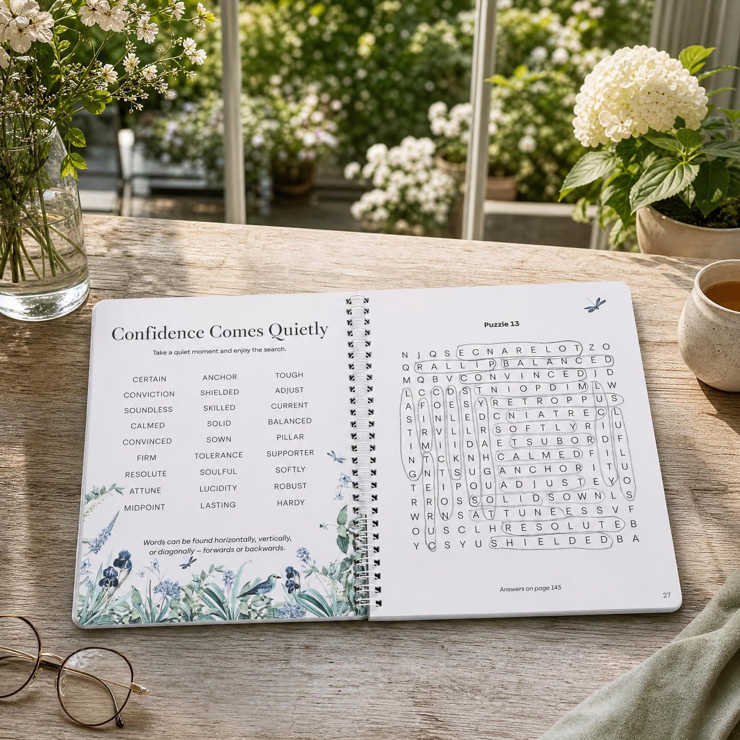 Large Print Word Search Book for Adults - 70 Relaxing & Easy to Read Puzzles for Seniors with Positive Healing Themes - The Perfect Stress-Relieving Brain Game Gift for Mom & Dad