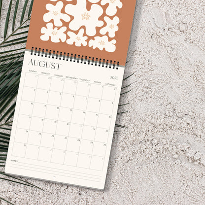 Aesthetic 2025 Wall Calendar - Runs Until December 2025 - The Perfect Matisse Style Calendar Planner for Easy Organizing