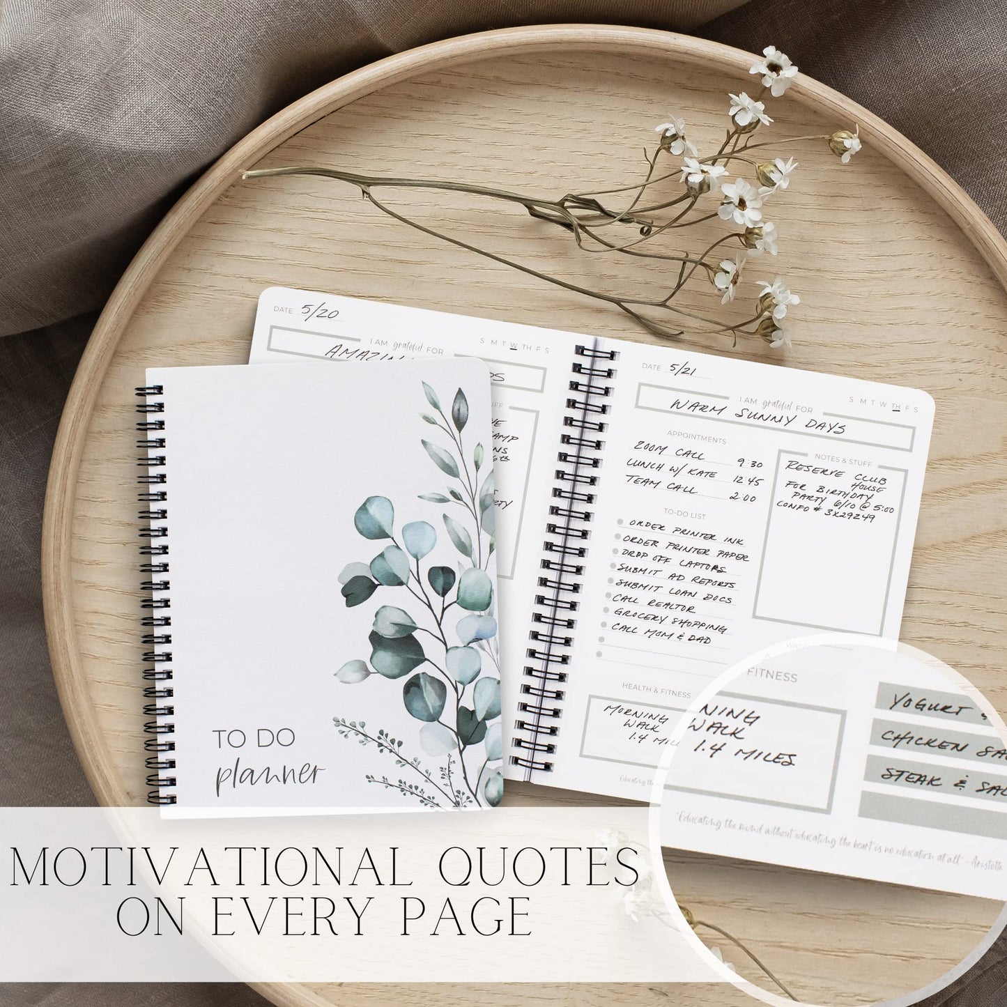 Simplified To Do List Planner Notebook - Easily Organize Your Daily Tasks And Boost Productivity - The Perfect Minimalistic Daily Journal And Undated Office Supplies Checklist For Women