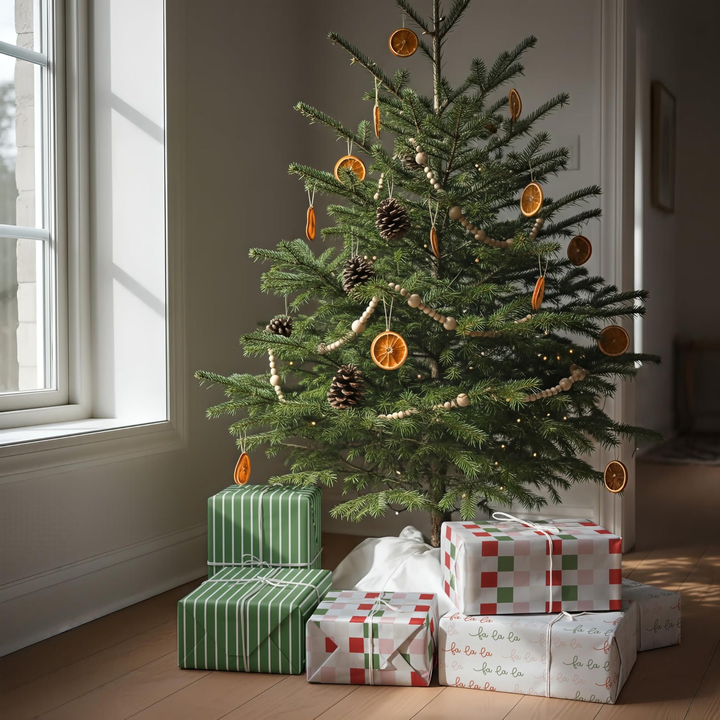 Beautiful Christmas Gift Wrapping Paper Rolls For Small & Medium Size Gifts - Set of 3 Quality Paper Rolls With Cute Designs - Add a Touch of Magic to Every Gift You Wrap - 17 in x 120 in Per Roll