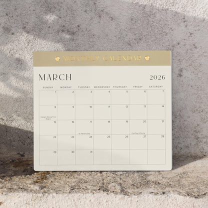 Beautiful 2025-2026 Magnetic Fridge Calendar - Runs From July 2025 Until December 2026 - The Perfect Monthly Refrigerator Calendar for Easy Organizing