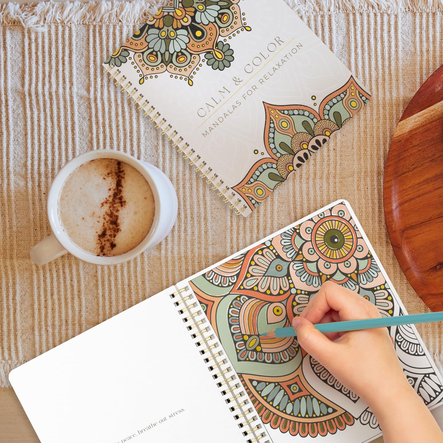 Beautiful Adult Coloring Book Set of 2 for Relaxation - Mandala Coloring Books with Inspirational Quotes Making it a Great Gift - Perfect Stress-Relieving Books Fun to Color for Women